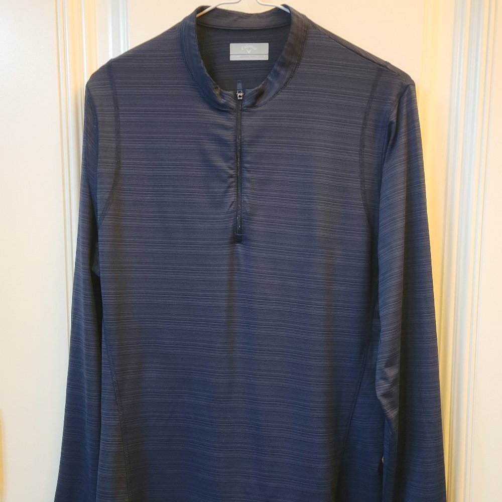 Callaway Blue 1/4 zip top
